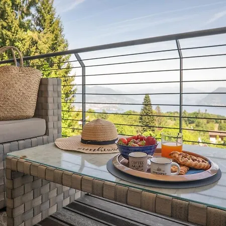 Lakescape - Con Terrazza, Vista E Piscina Apartment Gignese
